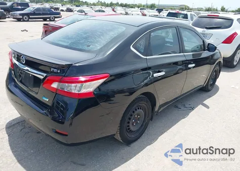 2013 Nissan Sentra Fe+ S from USA, damaged, VIN 3N1AB7AP9DL778828
